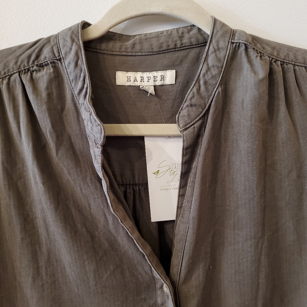 Harper Xs Button Down Blouse - image 2